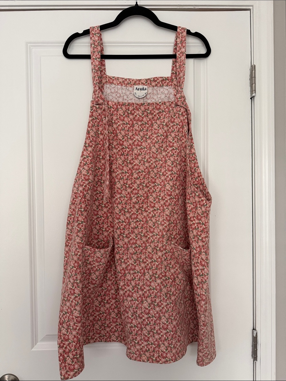 ARULA Pink Floral Dress with Pockets